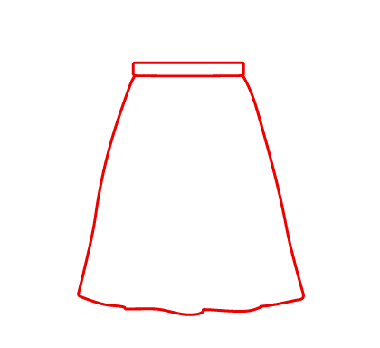 スカートを短く 写真
